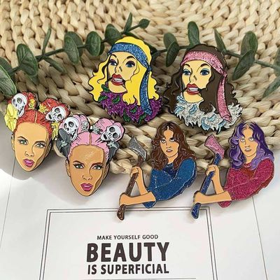 comprar Custom Rose Gold Plated Soft Enamel Lapel Pin com design personalizado para presentes promocionais online manufacture