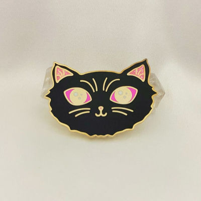 Personalized Red Custom Enamel Lapel Pins No Minimum Zinc Metal Custom Metal Pins Logo