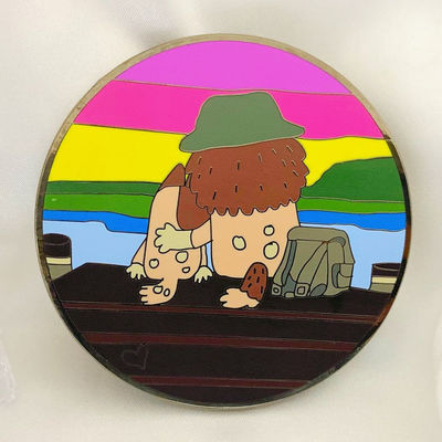 comprar Tamanho personalizado de Enmalhada Suave de Ouro Revestido Pins de Lapel e Emblema de Metal personalizados online manufacture