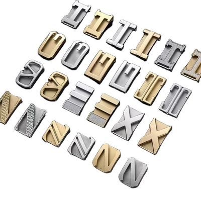 comprar Logotipo personalizado Fivela de cinto de liga de zinco com revestimento de prata brilhante para design personalizado online manufacture