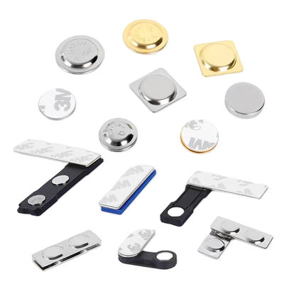 comprar Neodímio Rectangular Badge Magnet Adesivo Magnético Personalizado Etiquetas de Nome online manufacture