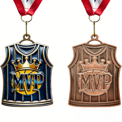 comprar As medalhas de bronze e de cobre de futebol premium servem como prêmios de alta qualidade para eventos esportivos. online manufacture