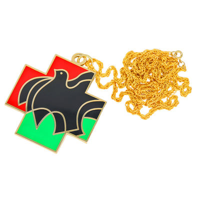 Medalha de metal de liga de zinco personalizada com esmalte macio para prêmios esportivos e lembranças