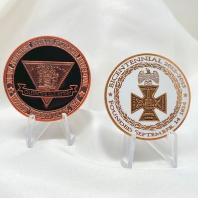 Moeda comemorativa de liga de zinco com logotipo personalizado para lembranças e colecionáveis