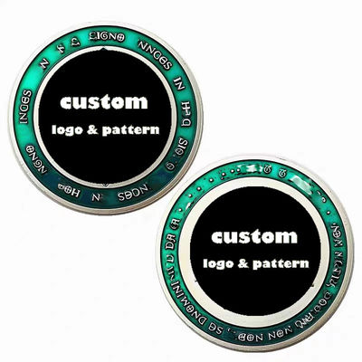 Desafio de Design Personalizado Moeda Die Estampada de Zinc Alloy Brass 2D 3D Token Moeda Metal Colecções de moedas de ouro personalizadas