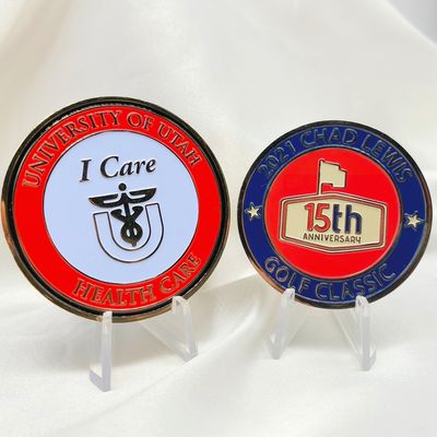 Barata Dimensão personalizada Cor Moeda Cobre Brass liga de zinco Ferro Desafio de ouro Moeda para laser