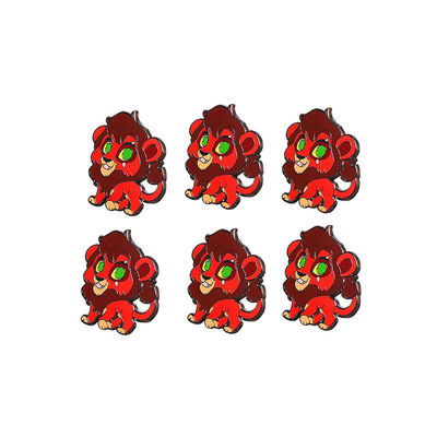 Novo projeto pin de solapa custom broche de metal emblema de independência pin de desenho animado