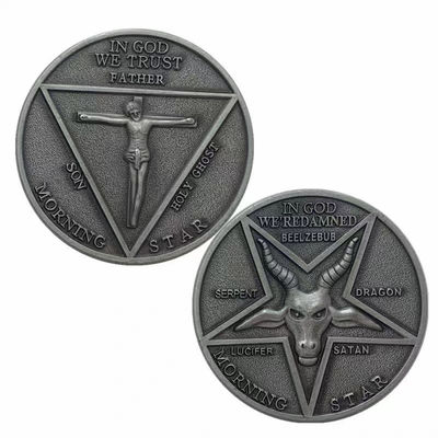 2 polegadas Moedas personalizadas Metal gravado Comemorativo Moedas de desafio Construtor