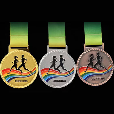 Medalhas feitas sob medida em liga de zinco gravadas para comemorar memórias