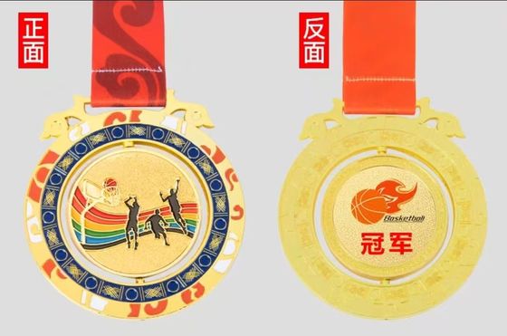 Não há troféus e medalhas mínimas China Fabricante Design Metal Medalha promocional Medalhas personalizadas para basquete