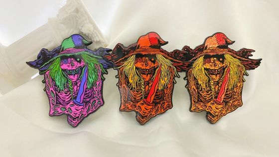 Chapéu de artesanato suave Lapel Metal Clothespins Pins de lapel personalizados impressos 1,5 mm - 2 mm