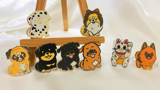 Ferro de zinco de liga Custom Lapel Pins Animal Custom Lapel Pins com o seu logotipo
