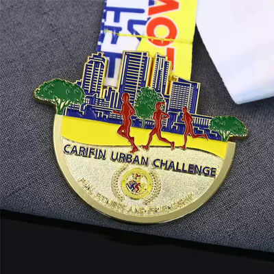 Medalhas de Metal Personalizadas de Fábrica Com Fita Medalhas Comemorativas da Cruz de Honra Personalizadas