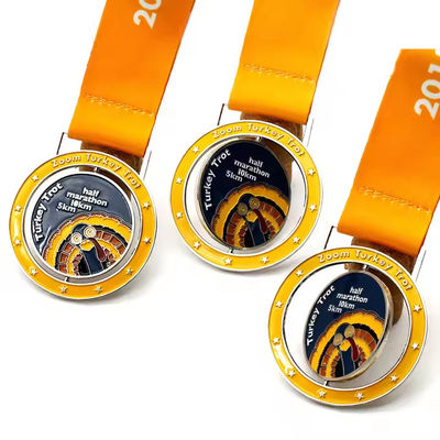 Bom preço. Medalha esportiva personalizada de zinco de liga de borracha molhada para eventos de clubes de natação e oceano on-line