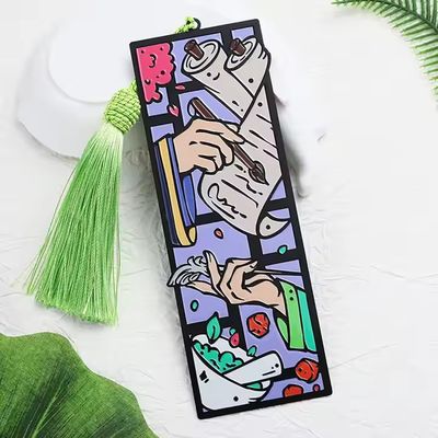 Presentes Promocionais Esmalte Liga de Zinco Metal Marcador Personalizado Marcador 3D Bonito Desenho Animado Marcadores de Livros