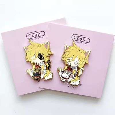 Fornecedor de Fabricante de Pins Esmaltados Acessórios de Moda Anime Pins Esmaltados Rígidos Atacado Broche de Metal Personalizado Pin de Lapela de Desenho Animado
