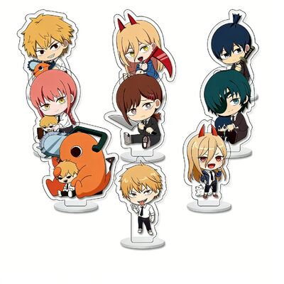 High Quality Custom Q Edition Character Acrylic Stand Cute Ornaments Collection Model Plate for Fans Desktop Decoration
