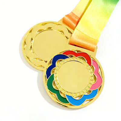 Bom preço. As medalhas de liga de zinco personalizadas oferecem troféus esportivos de alta qualidade e prêmios de ginástica para presentes de competição. on-line