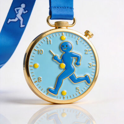 Custom gold or silver plated zinc alloy and bronze sports medals wholesale.