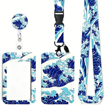 Bom preço. A corda do pescoço com porta de identificação e pulseira é perfeita para mulheres e homens. on-line