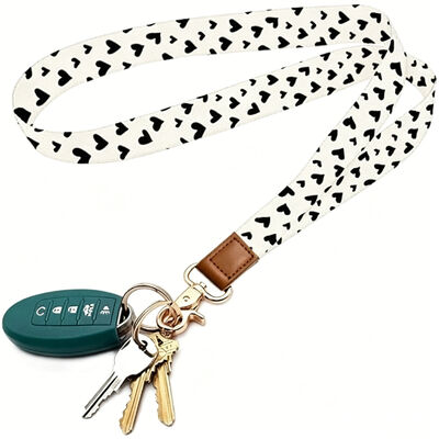 Bom preço. Chave de Chave Lanyard Carregador Longo Dourado Carregador Para Chaves Carteira de Identificação on-line