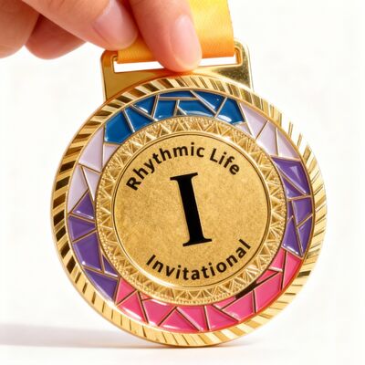 Bom preço. Medalhas de corrida pintadas de ouro, prata e cobre com material de liga de zinco para prêmios esportivos on-line