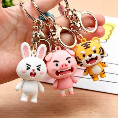 Bom preço. Chave de PVC durável com design personalizável para presentes promocionais por atacado on-line