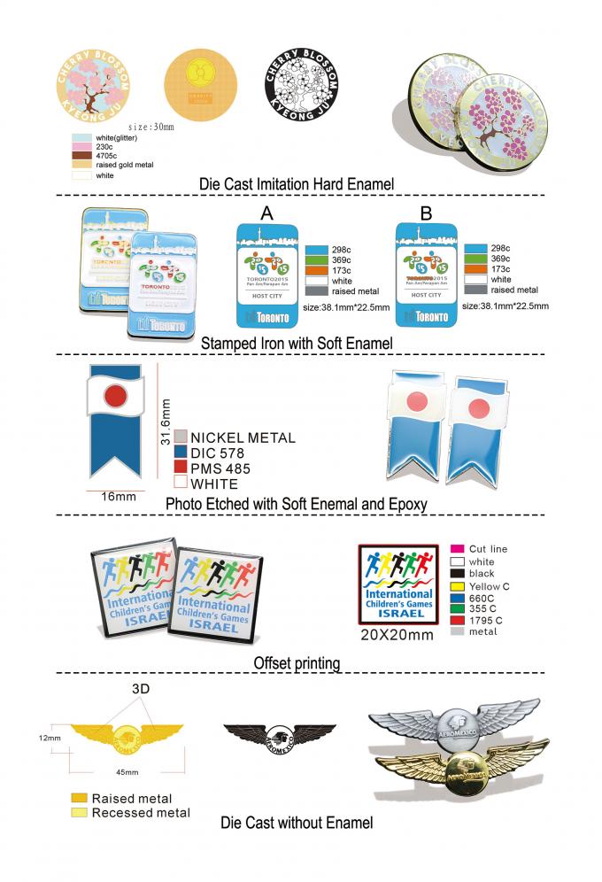 Pincel de Esmalte Personalizado Sem Brilho Mínimo Broche Anime Hard Enamel Pin Soft Lapel Badge 5