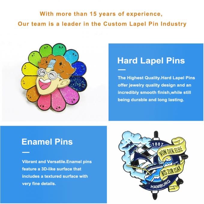 Cartões animados em grande quantidade de metal animados em anime Lapel Pin Badge Soft Hard Enamel Pins com design de logotipo personalizado 6
