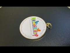 Artesanato de esmalte macio com medalha de ouro