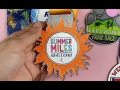 Medalha Grátis em branco Design personalizado Metal Maratona Correndo Prêmio Esporte Campeões Medalha