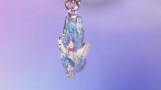 Chaveiro de anime acrílico holográfico barato personalizado com charme acrílico personalizado